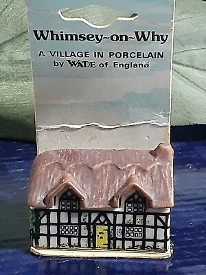 Vintage Porcelain Whimsey On Why Pump Cottage #1 Miniature Wade England 1980 • $8.99