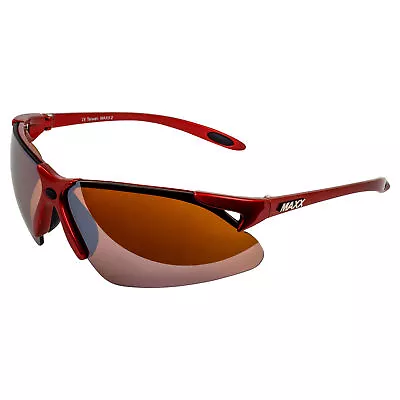 2017 Maxx Sunglasses TR90 Maxx 2 HD Red Amber Lens • $19.99