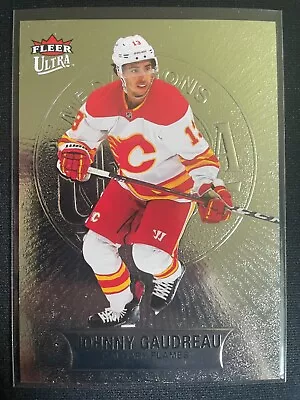 Johnny Gaudreau 2021-22 Upper Deck Fleer Ultra Medallions Insert Card #M-16 • $1.99