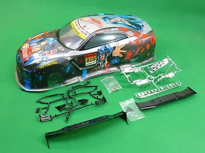 £21.41 • Buy Prepainted (Printed) Bodyshell + WING Etc - Nissan GT35 For 1:10 RC