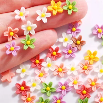 3D Nail Flowers Mini Flowers Nail Design Embellishments Resin Manicure Decor DIY • $1.08