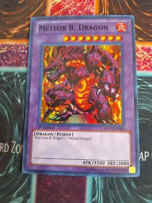 Yu-Gi-Oh! Meteor B. Dragon PRC1-EN004 Super Rare 1st Edition Near Mint • $10