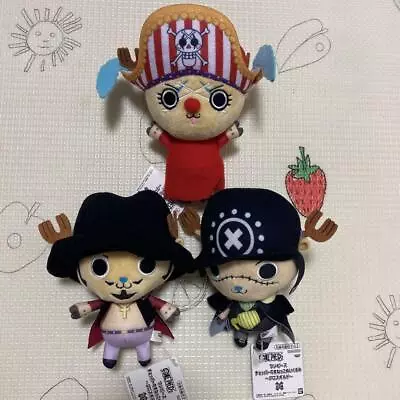 ONE PIECE Plush Lot Of 3 Chopper Manekko Cross Guild Buggy Mihawk • $148.42