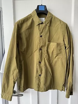 Form & Thread Olive Green Men’s Large Overshirt Canvas Cotton • £40