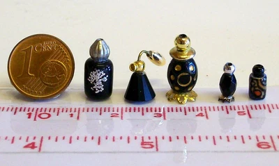 £5.20 • Buy 7402# Bathroom Set - 5 Black Bottles - Dollhouse - Dollhouse M 1:12