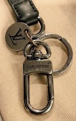 Louis Vuitton Monogram Eclipse Dragonne Bag Charm And Key Holder M61950 Keyring • $170