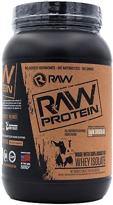 RAW Protein Whey Isolate Powder 2 Lbs Pick Your Flavor - NON GMO • $27.50