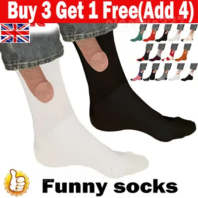 £1.99 • Buy Men's Dick Exposed Socks, Luxury  Show Off  Super Soft Anti Bacterial Sock UK @