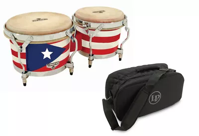 LP Matador Puerto Rican Heritage Bongos Drums + Deluxe Dum Bag • $249.99