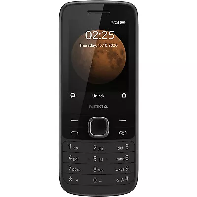 NEW Nokia 225 4G - TA-1282 - Black (Unlocked) LTE GSM Global Basic Cell Phone • $39.99