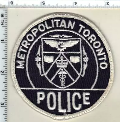 Metropolitan Toronto Police (Ontario Canada) 2nd Issue Shoulder Patch • $24.95