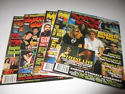 METAL EDGE Magazine LOT Of 5 Rare 1999-2000 Type O Negative SLIPKNOT & Posters • $36.34