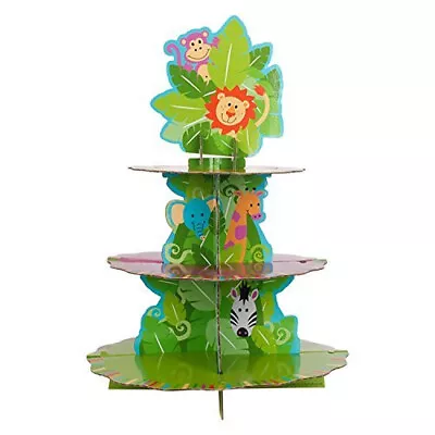 £9.77 • Buy Wilton Cupcake Treat Stand Kit 24 Cupcakes Jungle Pals Sealed Parties Events