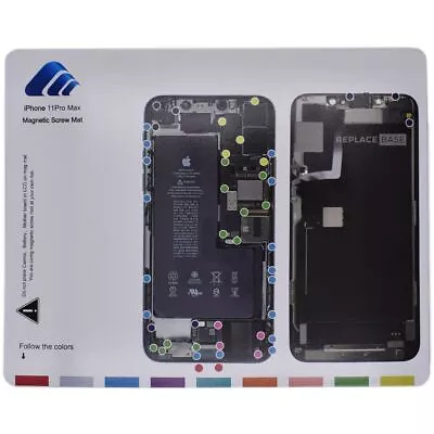 For IPhone 11 Pro Max Magnetic Easy Manage Project Mat Screw Management Diagram • £5.55