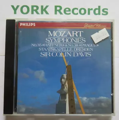 MOZART - Symphonies No 35 & 38 DAVIS Staatskapelle Dresden - Ex Con CD Philips • £9.99