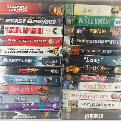 VHS Tapes - New & Sealed Movies • $3.63