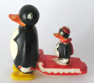 Vintage Marx Penguin With Sled Incline Ramp Walker Toy 1960 S • $27.50