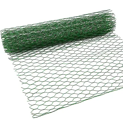2 Sheets Chicken Wire Net For Craft Work Galvanized Hexagonal Wire Mesh 39.3 X • £15.30