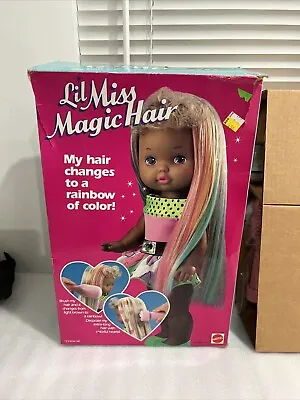 Vintage Mattel Lil Miss Magic Hair African/Dark Skin Open Box With Accessories!! • $199.99