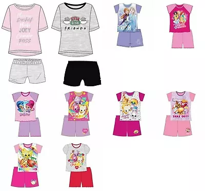 Girls Toddler Pyjamas Nightwear Shorties Character • £6.89