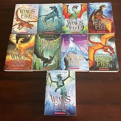 Complete Series Set WINGS OF FIRE 1-9 Tui Sutherland • $35