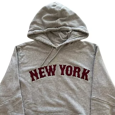 Y2k New York Graphic Hoodie Sweatshirt Modern Casual Streetwear Souvenir Men's M • $25