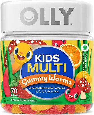 NEW**Kids Multivitamin Gummy Worms Overall Health And Immune Support Vitamins • $23.99