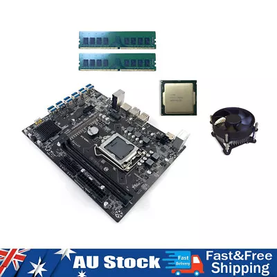 B250C BTC LGA1151 DDR4 Miner Board USB3.0 To PCI-E 16X Mining Motherboard Kit • $402.79