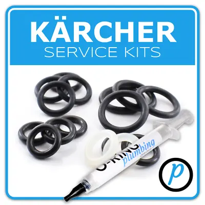 KARCHER Pressure Washer Full O Ring Seal Service Kit + OPTIONAL GREASE • £8.99