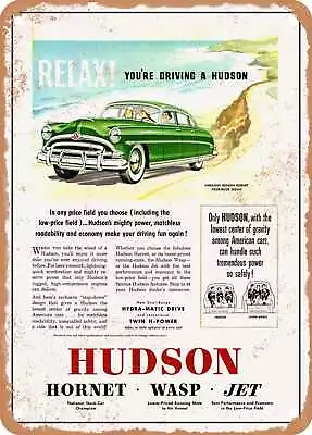 METAL SIGN - 1953 Hudson Hornet Sedan 2 Vintage Ad • $25.46