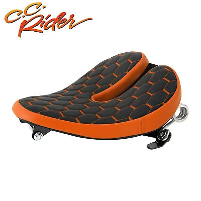 C.C. RIDER Rider Driver Solo Seat Fit For Harley Sportster Iron 883 04-06 10-22 • $129