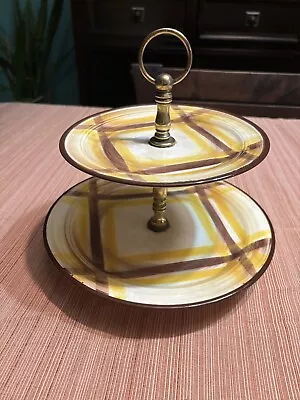 Organdie Vernonware Two-tiered Tray Platter Dish No Damage • $30