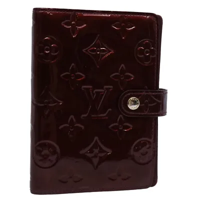 LOUIS VUITTON Monogram Vernis Agenda PM Day Planner Amarante R21026 Auth Ki3909 • £127.22