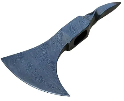 Custom Handmade Forged Damascus Steel Hatchet Tomahawk Hunting Viking Axe Head • $134