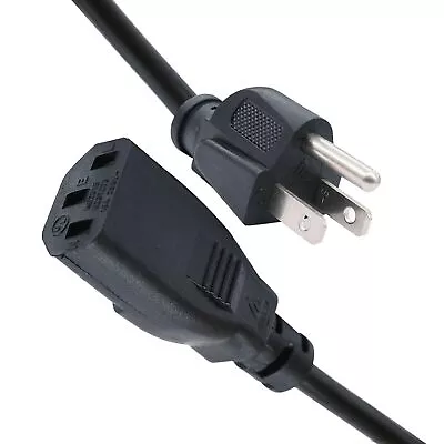 Monitor TV Power Extension Cord For Computer TV Monitor PC Laptop Printer 10... • $14.94