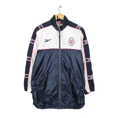 £39.99 • Buy Liverpool Vintage Track Jacket 90s Reebok Full Zip Tracksuit Top Mens Size XS
