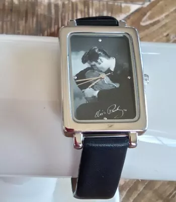 Elvis Presley Watch Collectible Leather Band -none Working • $20