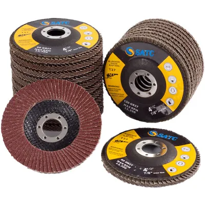 4-1/2  Flap Sanding Disc 40 60 80 120 Grit 4.5 Grinding Wheels For Angle Grinder • $29.99