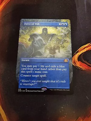 MTG Force Of Will Dominaria Remastered 418 Regular Mythic • $55