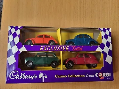 £9 • Buy Corgi Cadbury's Cameo Collection Sixties Cars 1992 - New In Box
