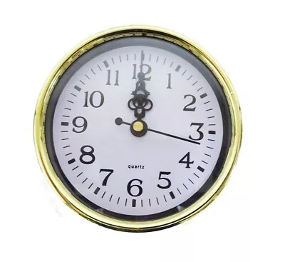 Accessories Wall Clock Gold 100mm Quartz Caravan Camper Motorhome JAYCO PARTS • $16