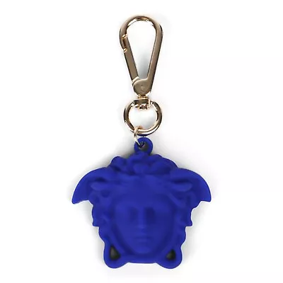 Versace La Medusa Key Chain Blue NWB • $95