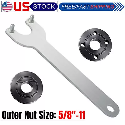 Grinder Flange Lock Nut Wrench For Dewalt Makita Milwaukee BLack Decker 5/8-11 • $7.65