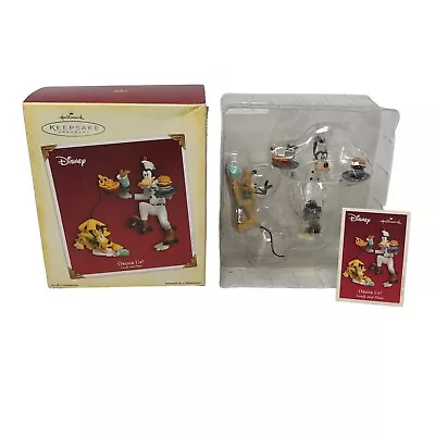 NIP Hallmark Keepsake Ornament Disney Order Up! Goofy & Pluto 2005 Malt Shoppe • $29.25