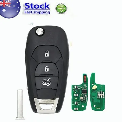 SUITS Holden Astra BK BL 2016 - 2021 REMOTE FLIP TRANSPONDER KEY FOB 433MHz 3B • $37.99