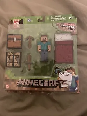 Official Minecraft 2014 Series 1 Overworld Player Survival Pack Playset • $18