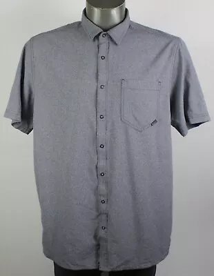 5.11 Tactical Lightweight Breathable Gray Snap Button Up S/S Shirt Mens L • $17.99