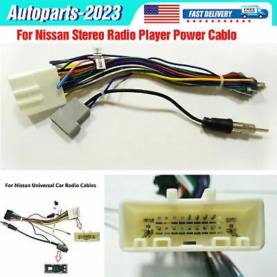 For Nissan Car Stereo Wiring Harness Adapter CD Radio Cable Install Plug 70-7552 • $9.96