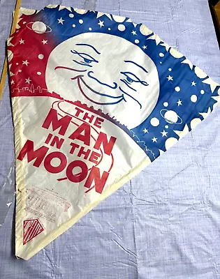 Vintage Top-flite Paper Kite - Man In The Moon Kite • $55