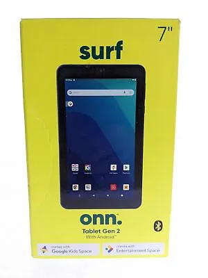 ONN Surf 7  16GB Gen 2 Tablet 2GB RAM Android 11 Go 2GHz Quad-Core • $32.32